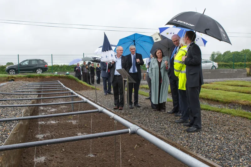 Rainwater harvesting system demonstration
