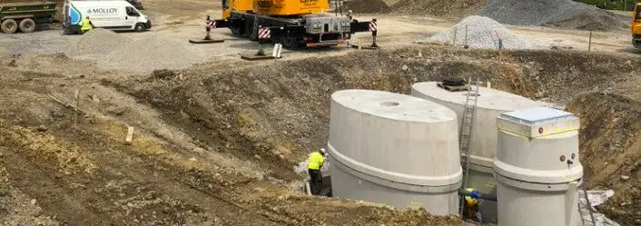 Commercial pumping station by Molloy at Riverstick