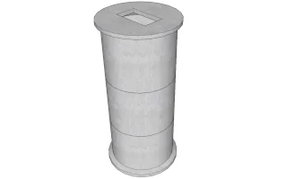 Precast concrete tank - P+6