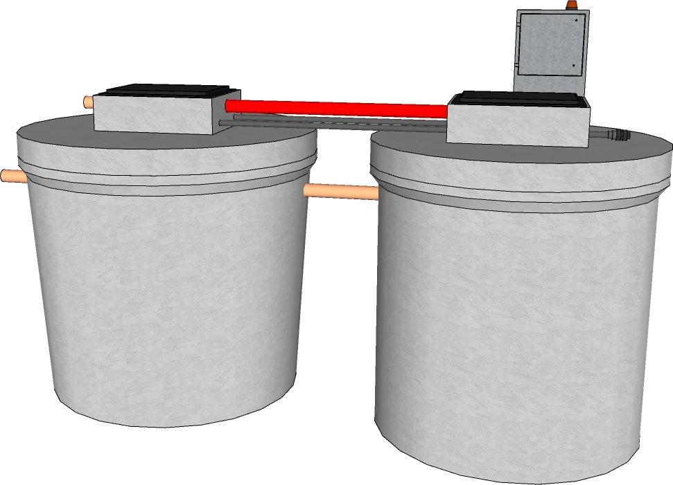 Wastewater treatment system - 24 P.E.