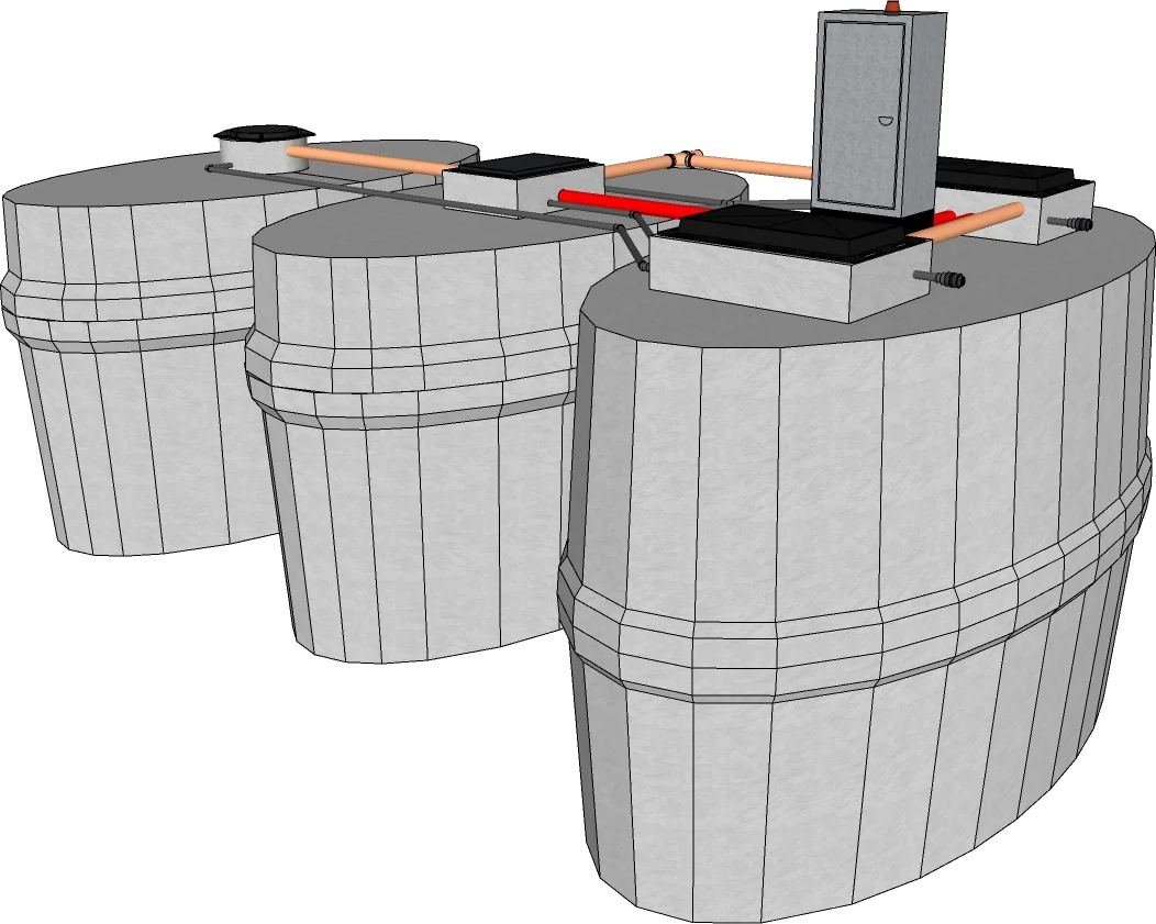 Wastewater treatment system - 200 P.E.